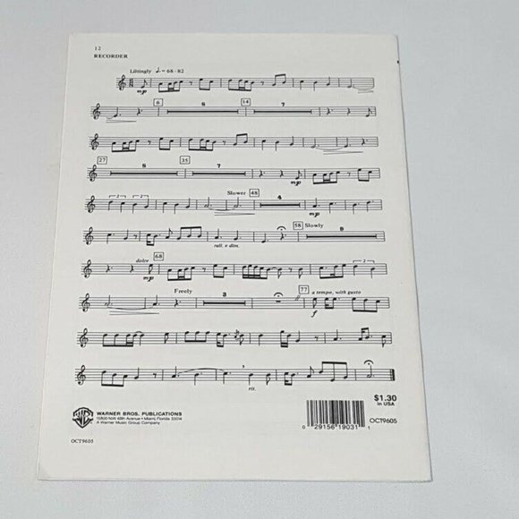Belwin Celtic Songs Vijay Singh Sheet Music TTBB Fergus An Molly Finnan Haddie - Picture 3 of 4